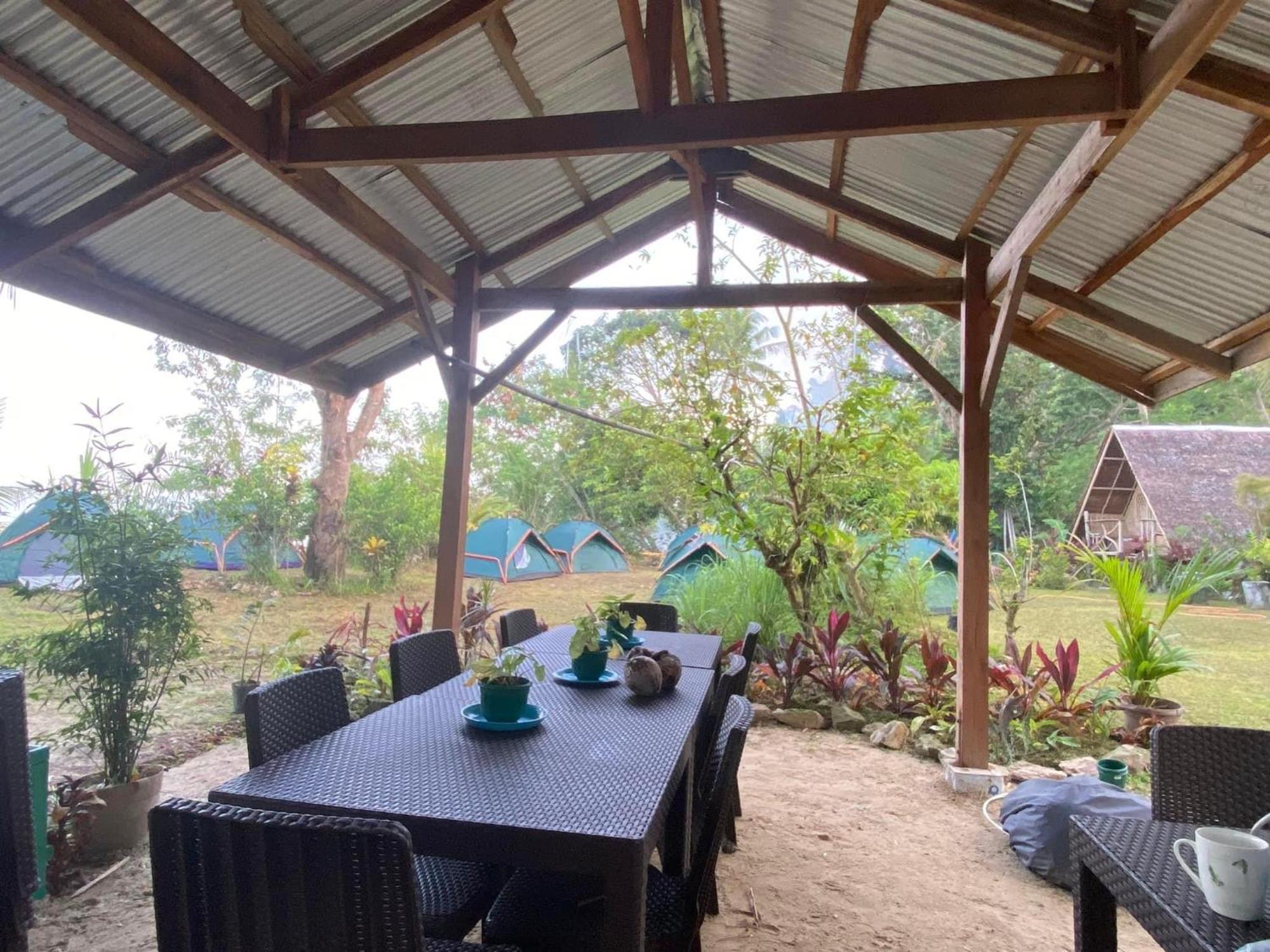 Port Barton - Paradiso Azul Campsite Beachfront With Internet San Vicente  Exterior foto